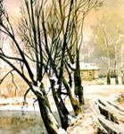 Первый снег. (музей-заповедник с. Б.Болдино). 1996г.